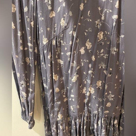 FLORAL CREPE WILFRED DRESS -LAMBRUSCO - Picture 3 of 5